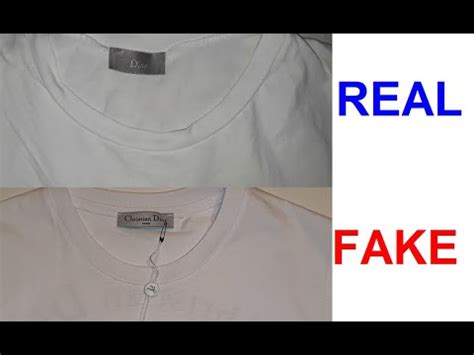 how to spot fake dior shirt|counterfeit dior shirts.